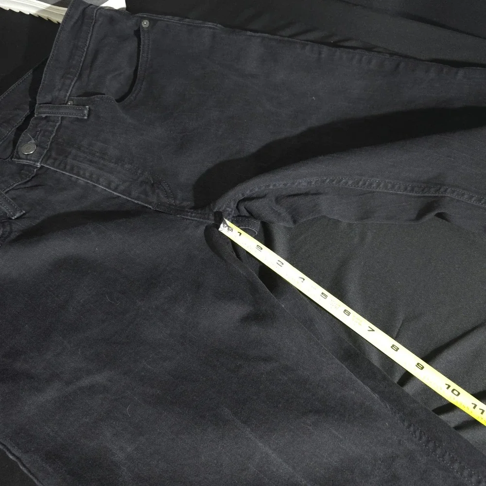 Levi's 559 Relaxed Straight Jeans Mens 34x34 Black Denim Stretch Mid Rise Pants